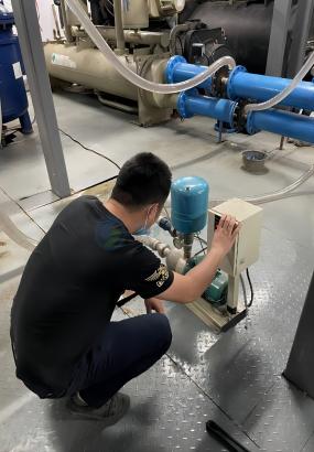 中央空调机房主机水处理循环